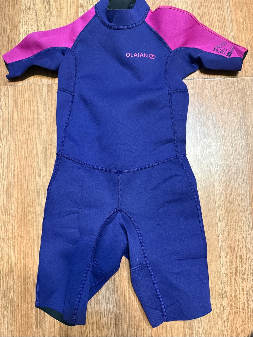 Kids shorty decathlon Olaian 1.5mm wetsuit
